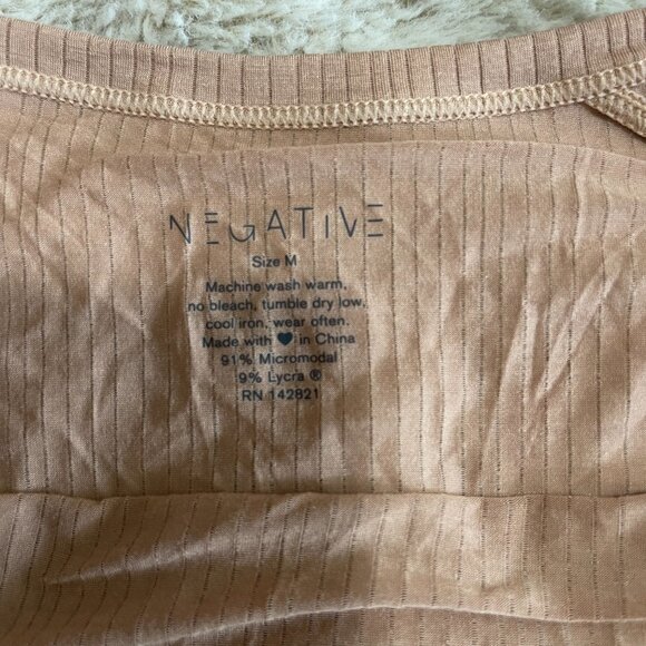 NWT Negative Underwear Whipped Boy Short – Buff – Size M - Picture 8 of 8